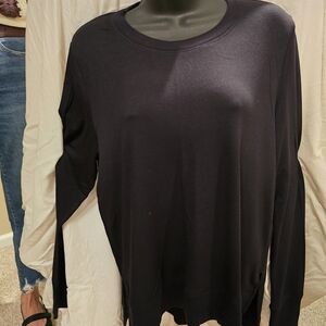 CRZ YOGA Black Long Sleeve Top